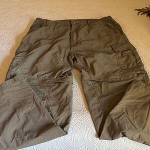 Moose Creek Men's Casual Zip off Cargo Pants - Brown